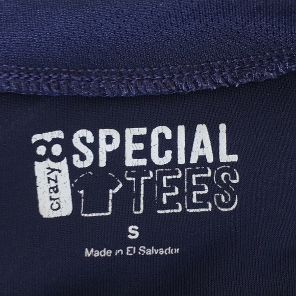 Boys Superman Sweat shirt Navy Blue size S - Picture 3 of 4